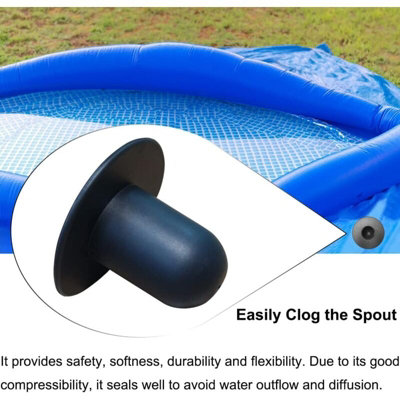 SPORTARC Pool Stopfen – 4 Stück Ersatz-Stopfen Für Intex Pool Filterpumpen