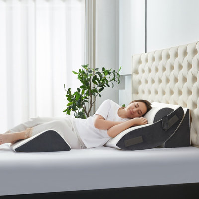 Piece Adjustable Pain Relieving Wedge Pillow Set