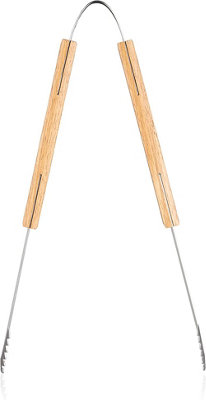 4 Piece BBQ Tools Set with Wood Handles