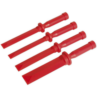 4 Piece Composite Scraper Tool Set for Trim and Badge Removal - Anti-Scratch Design
