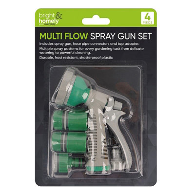 4 Piece Multi Flow Spray Gun Set