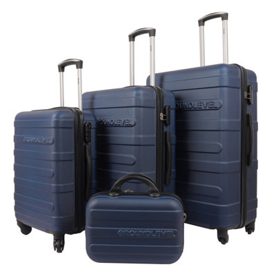 4 Piece Regency Hard Shell Luggage Set - Navy