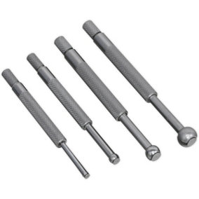 4 Piece Small Hole Gauge Set - 3mm to 13mm Measurements - Knurled Handles