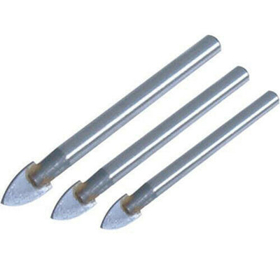 4 Piece Tile & Glass/Mirror Drill Bit Set 5mm 6mm 8mm