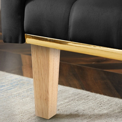Replaceable Furniture Feet Non-slip Metal Gold Furniture Leg, Cabinet Metal  Legs, European Style Tv-unit Metal Table Legs Black Gold