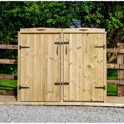 4 Recycle Box Store - L80.4 x W122.5 x H120 cm - Timber - 3