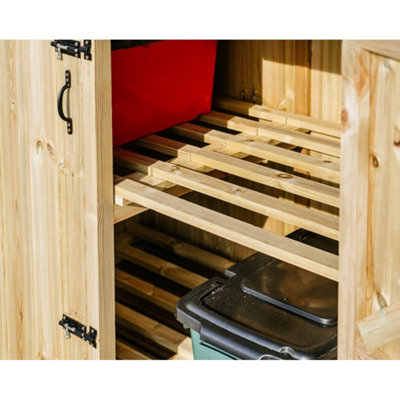 4 Recycle Box Store - L80.4 x W122.5 x H120 cm - Timber - 5