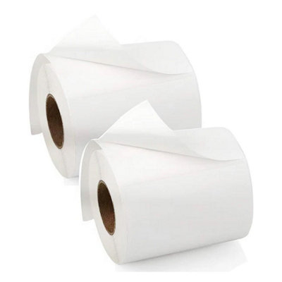 4 Rolls of Self Adhesive 4x6" Blank Sticky Thermal Printer Address Shipping Label Rolls Easy Peel - 3