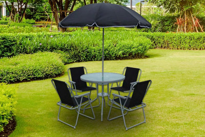 Metal folding garden table deals and 4 chairs