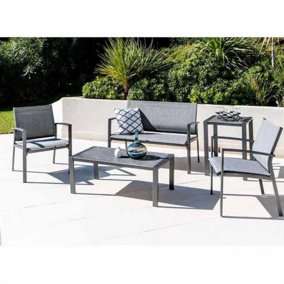 4 Seater Outdoor Furniture Set in Grey