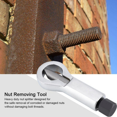 4-Sizes Rusted Nut Remover Tool for Broken,Damaged,or Stuck Nuts(2)