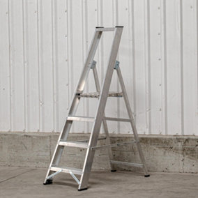 4 Step Industrial Platform Step Ladder