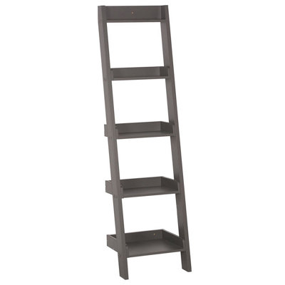 4 Tier Bookcase Grey MOBILE DUO