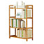 4 Tier Bookshelves Home Office Bookcase Shelf Storage Organizer for Bedroom Living Room Home Office 680mm(W)
