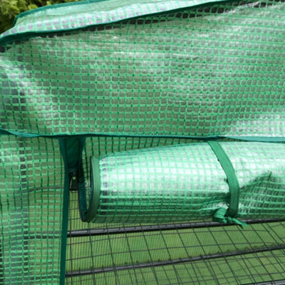 4 Tier Extra Wide Reinforced Replacement Greenhouse Cover - 3
