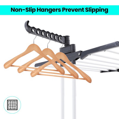 4 Tier Foldable Clothes Drying Rack Clothes Airer Indoor Standing Laundry Dryer - 7