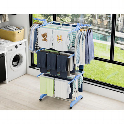 4-Tier Foldable Clothes Drying Rack