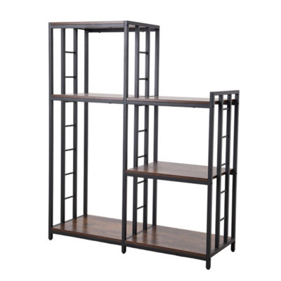 4-Tier Freestanding Kitchen Storage Rack Microwave Stand and Pantry ...