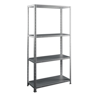 4 Tier Galvanised Shelving Unit 710 x 1370 x 305mm