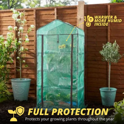 4 Tier Garden Greenhouse Growhouse - 4