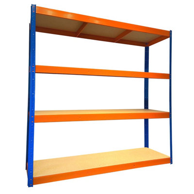 4 Tier Heavy Duty Storage Racking 1800h x 1800w x 450d mm 300kg