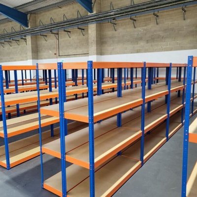 4 Tier Heavy Duty Storage Racking 1800h x 1800w x 450d mm 300kg - 8