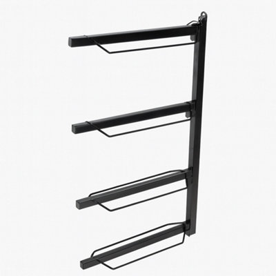 4 Tier Horse Saddle Rack Stand (Four Rung Wall Mounted Stable ...