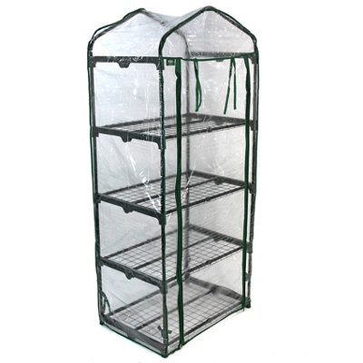 4 Tier Mini Greenhouse With PVC Cover