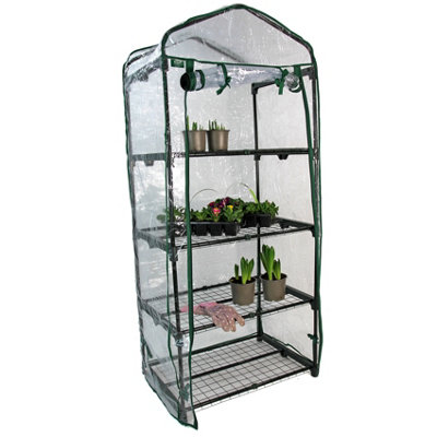 4 Tier Mini Greenhouse With PVC Cover - 3