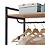 4 Tier Open Wardrobe Riviera  Oak   Bedroom Furniture