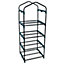 4 Tier Outdoor Mini Green House Growing Storage Room for Plants Steel Frame