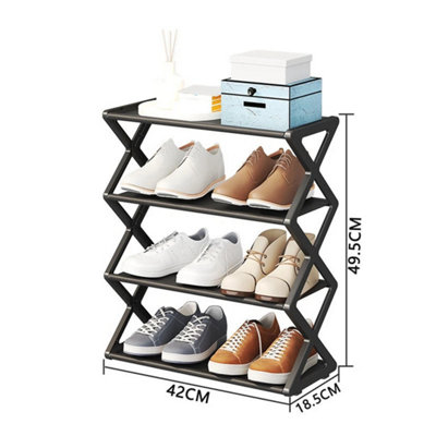 4 Tier Shoe Rack Stand Storage Self Organiser