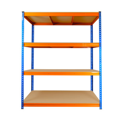 4 Tier ULTRA HEAVY DUTY Storage Racking 1800h x 1500w x 600d mm 350kg