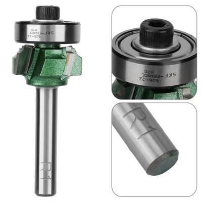 4-Tooth Woodworking Milling Cutter Trimmer Router Bit(R1) for Precision Edges