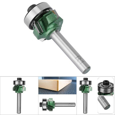 4-Tooth Woodworking Milling Cutter Trimmer Router Bit(R1) for Precision Edges