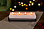 4 Wick LED Candle Block Light Up Loaf