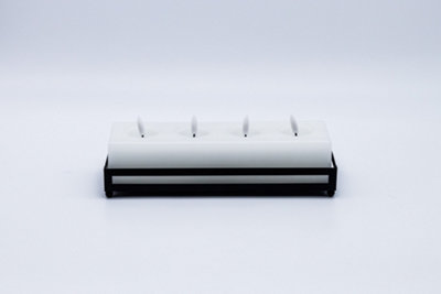 4 Wick LED Candle Block Light Up Loaf - 5
