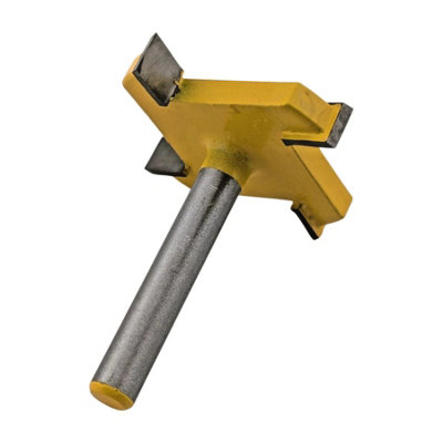 4 Wing Spoilboard Surfacing Router Bit, 40mm Planing Bit 1/4