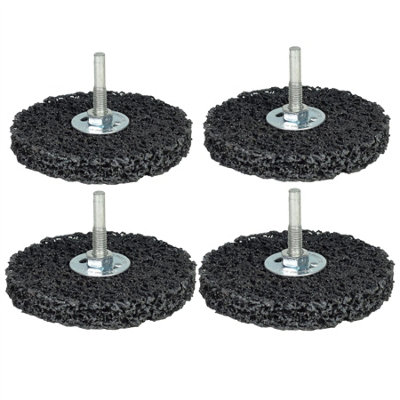 Hakkin 6Pcs Strip Discs & Flap Discs Set 115mm Angle Grinder Sanding
