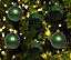 4 x 12 Pine Green Christmas Baubles 6cm Shatterproof Tree Ornaments Shiny Matt Decs