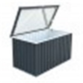 4 x 2 Metal Garden Storage Box - Anthracite Grey (4ft x 2ft / 4' x 2' / 1.3m x 0.7m)