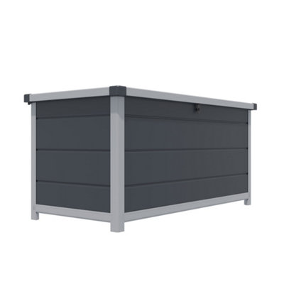 4 x 2 Plastic Cushion Box (Dark Grey)