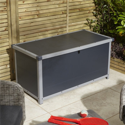 4 x 2 Plastic Cushion Box (Dark Grey)