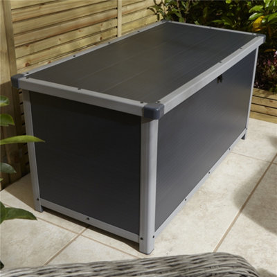 4 x 2 Plastic Cushion Box (Dark Grey)