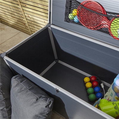 4 x 2 Plastic Cushion Box (Dark Grey)