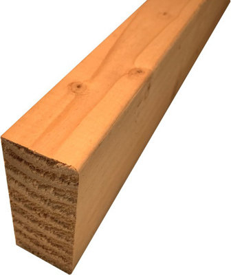 4" x 2" x 2.4m Timber Joists Eased Edge 4 Lengths In A Pack