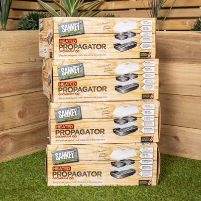 Eezy Grow 7 Electric Heated Propagator U2013 Indoor Seed Starter Kit For F &ndash