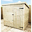4 x 4 WINDOWLESS Garden Shed Pressure Treated T&G PENT Wooden Garden Shed + Single Door (4' x 4' / 4ft x 4ft) (4x4)