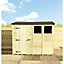 4 x 5 Garden Shed REVERSE Pressure Treated T&G Single Door Apex Wooden Garden Shed - 1 Window (4' x 5') / (4ft x 5ft) (4x5)