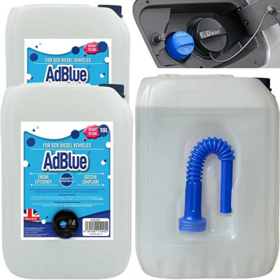 4 x 5 Litre AdBlue Makes & Models Complete With Easy To Pour Spout Ideal For All Vehicles